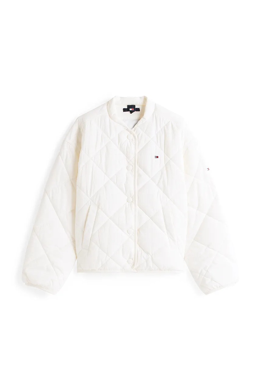 Детская куртка Tommy Hilfiger цвет бежевый KG0KG08834 Детская куртка Tommy Hilfiger цвет бежевый KG0KG08834