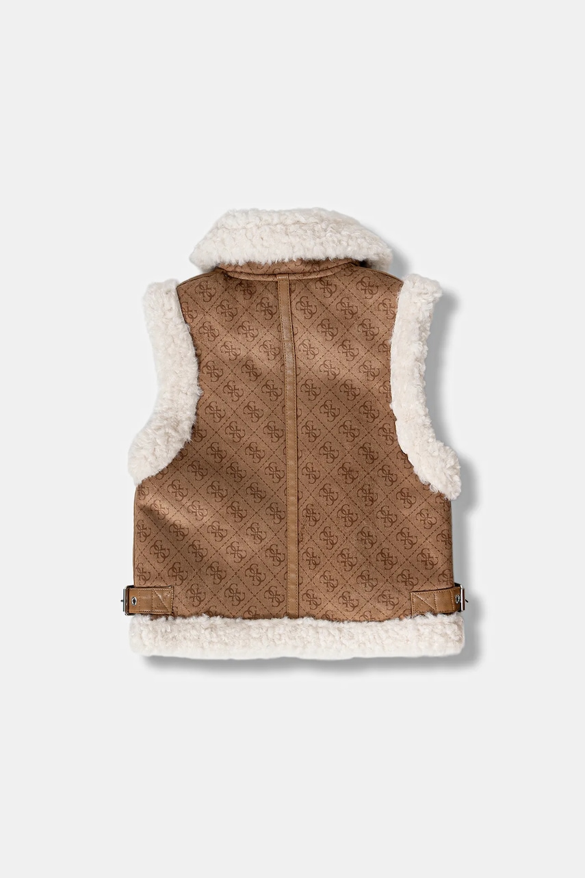 Безрукавка Guess цвет коричневый J5YN03 WHGN0 Безрукавка Guess цвет коричневый J5YN03 WHGN0