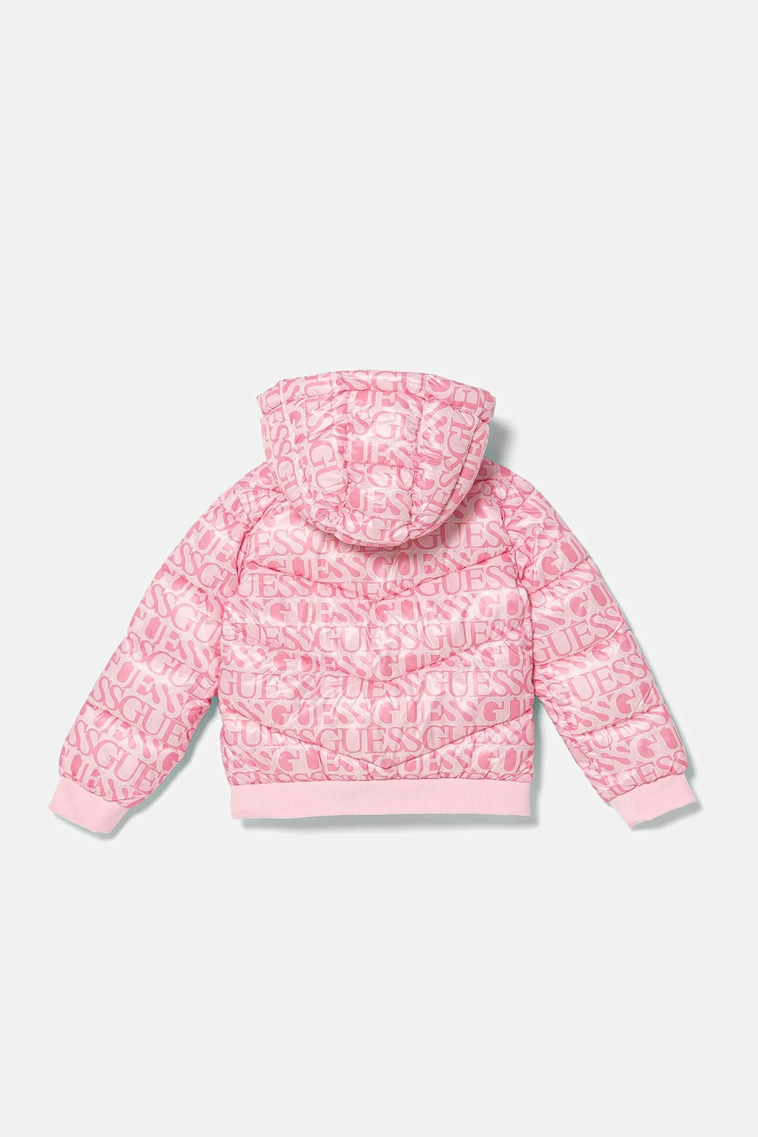 Детская куртка Guess цвет розовый K5YL02 WEGY0 Детская куртка Guess цвет розовый K5YL02 WEGY0