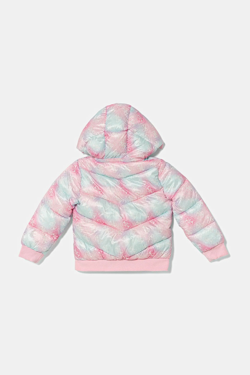 Детская куртка Guess цвет розовый K5YL02 WEGY0