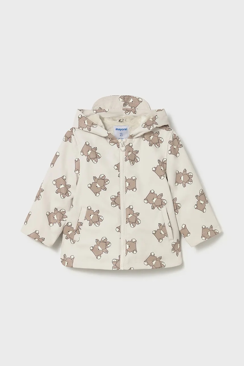 Mayoral geaca bebe culoarea bej, 2439