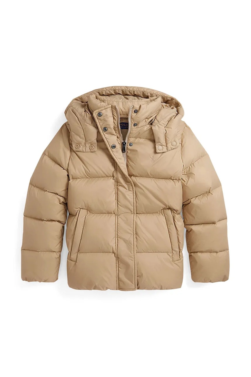 Детская куртка Polo Ralph Lauren цвет бежевый 313970102002 Детская куртка Polo Ralph Lauren цвет бежевый 313970102002