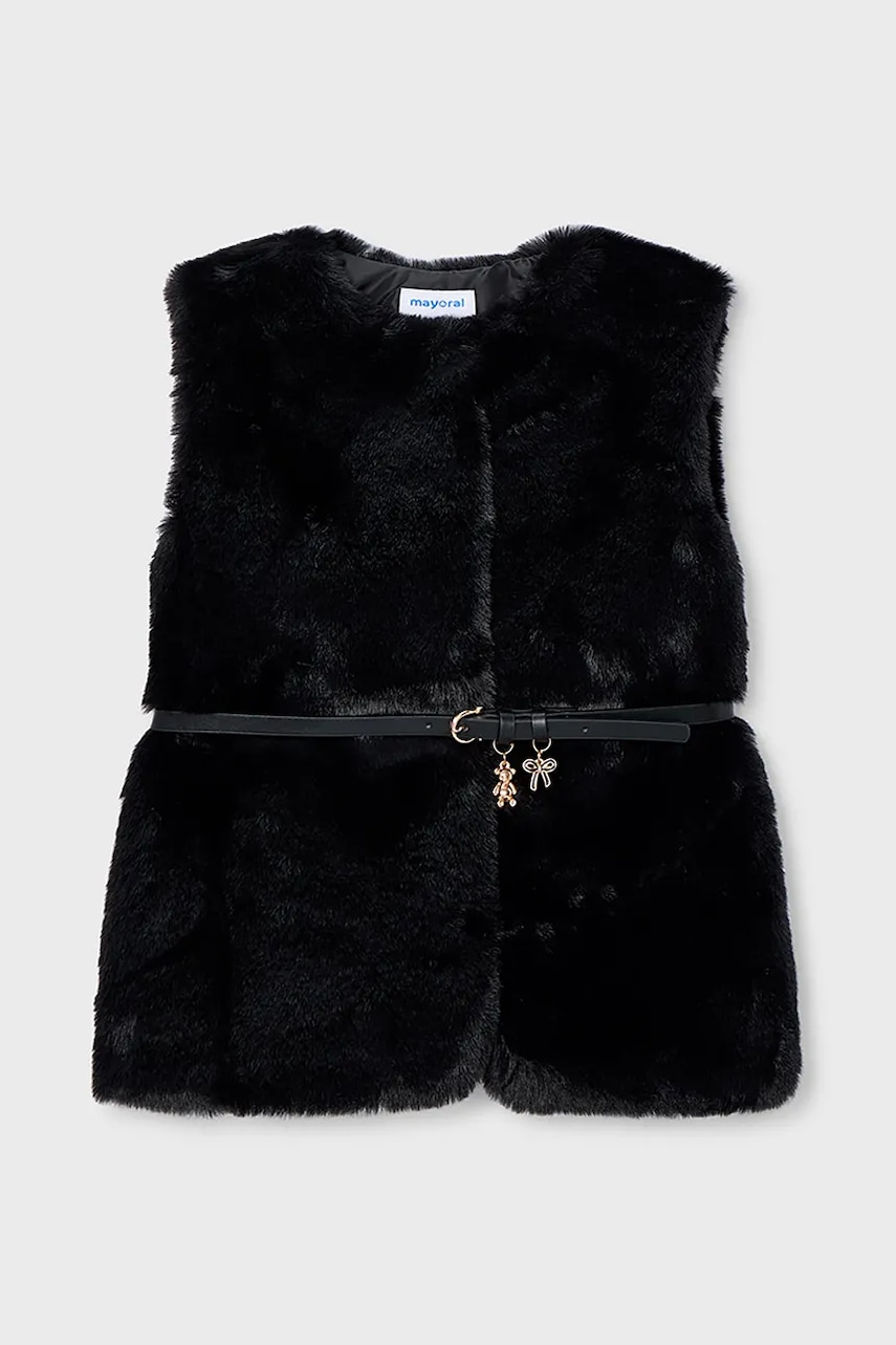 Mayoral vestă copii culoarea negru, 4315