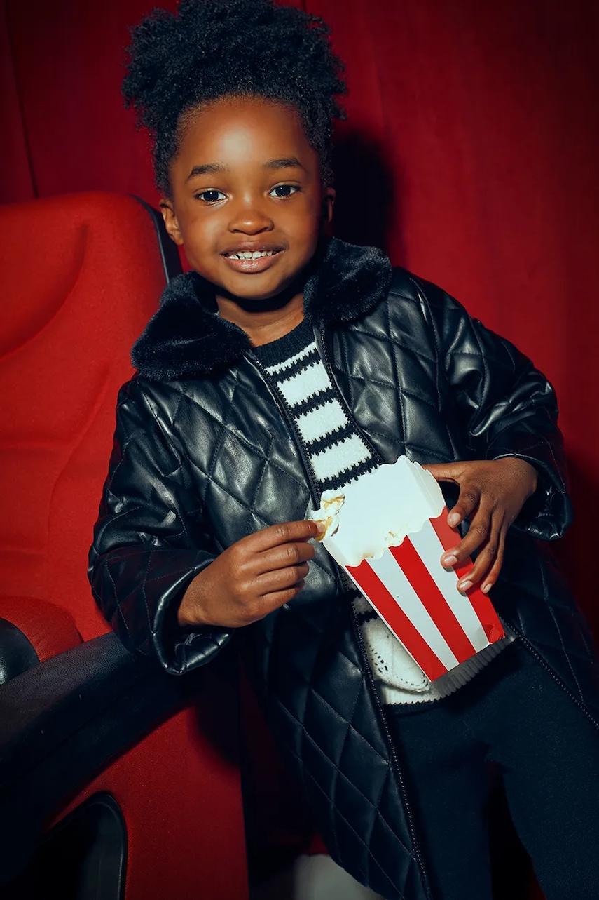 Mayoral geacă copii culoarea negru, 4445