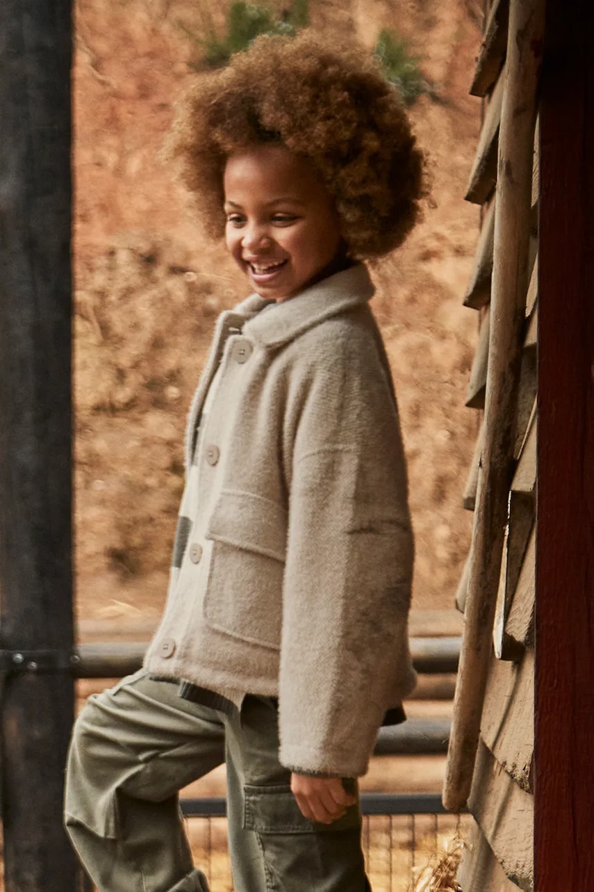 Mayoral geacă copii culoarea bej, 7430