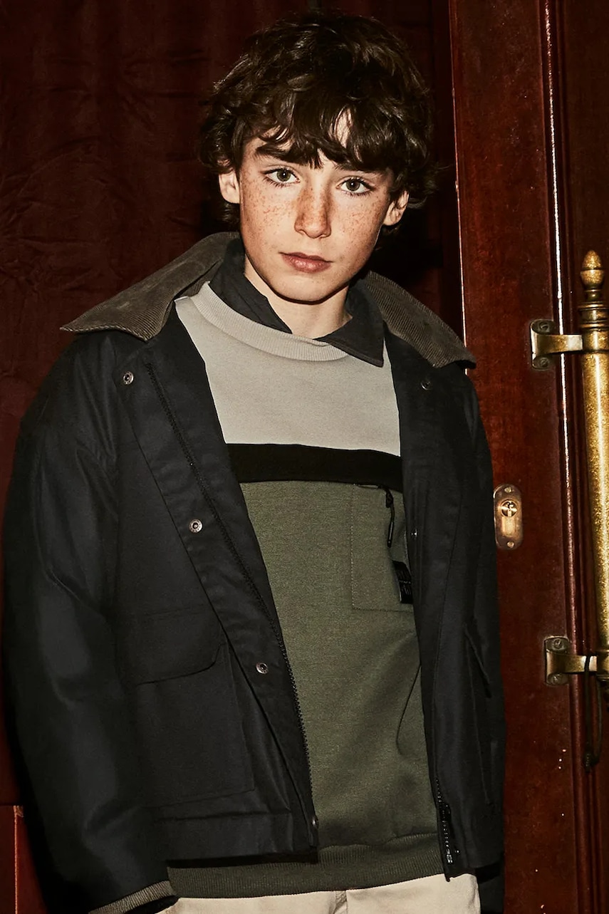 Mayoral geacă copii culoarea negru, 7433