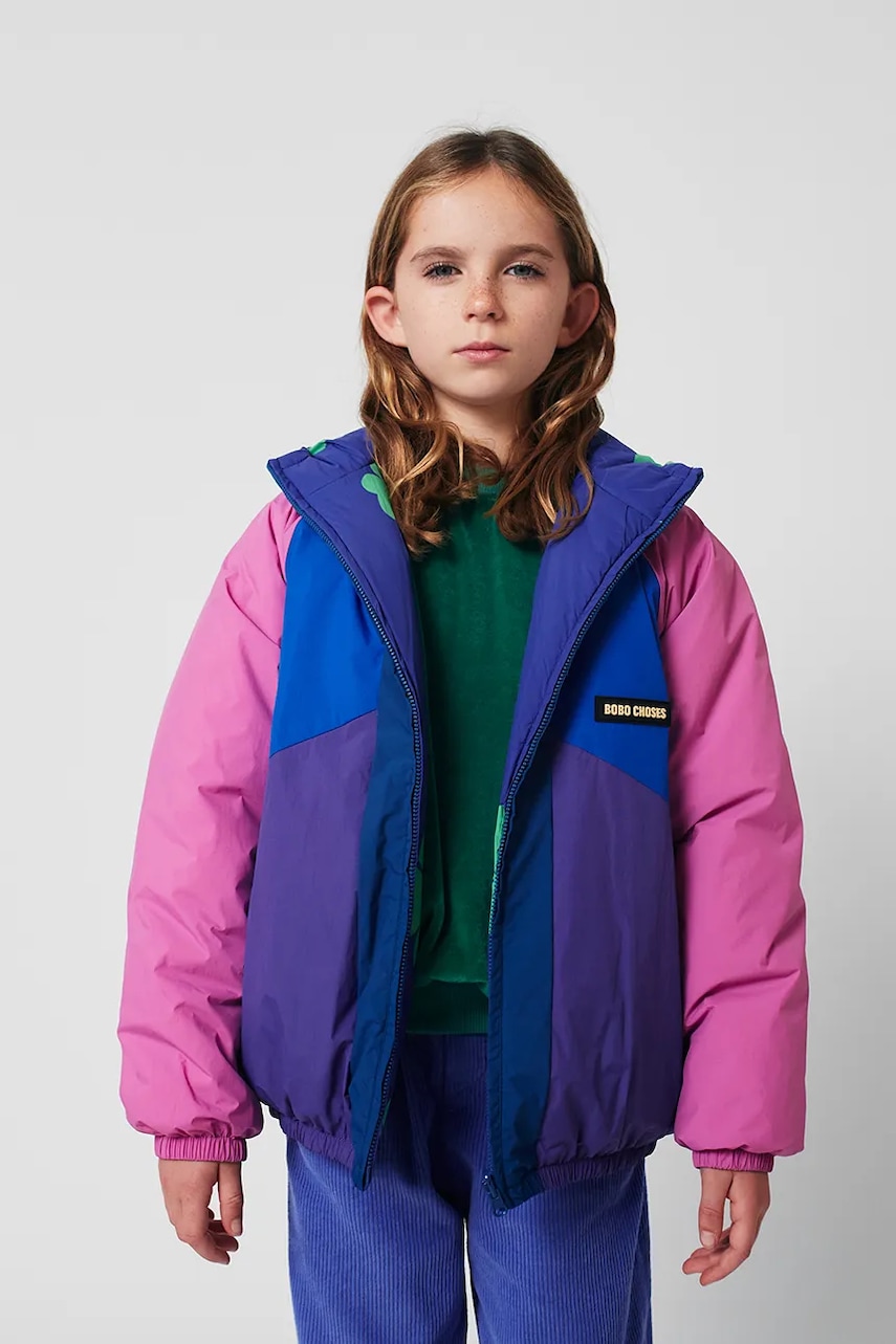 Bobo Choses geacă reversibilă pentru copii Lucky Clover culoarea violet, 225AC119