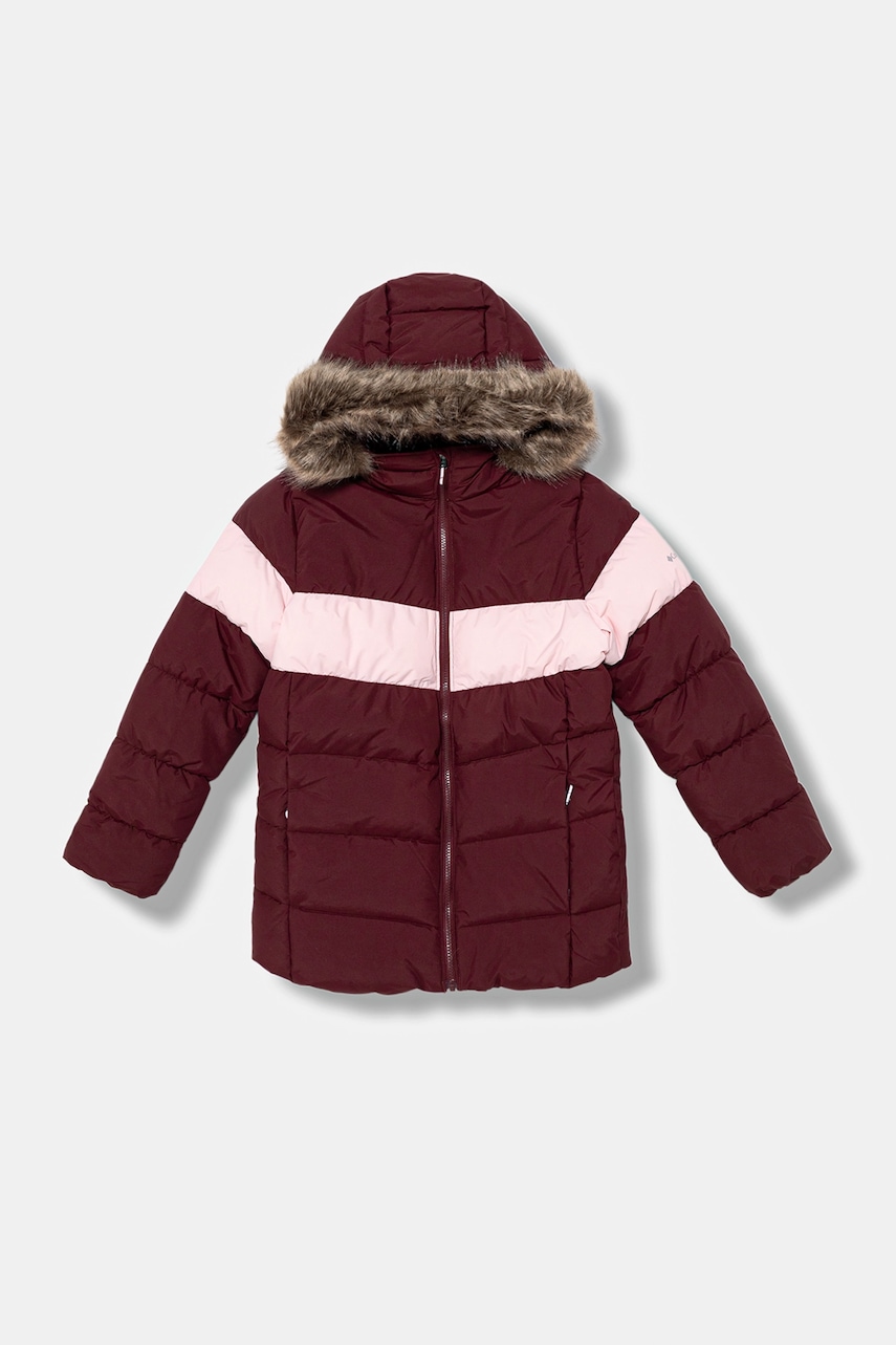 Columbia geacă copii Arctic Blast culoarea bordo, 2089741