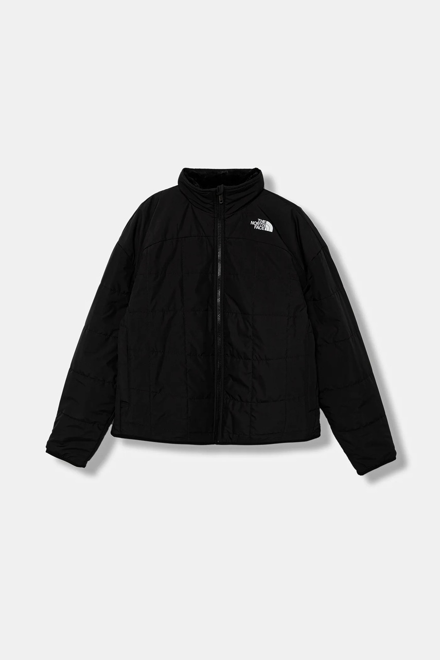 The North Face geacă reversibilă pentru copii G REVERSIBLE SHASTA FZ JACKET culoarea negru, NF0A88UCJK31