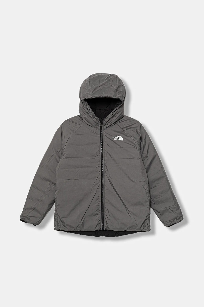 Детская двусторонняя куртка The North Face G REVERSIBLE PERRITO HOODED JACKET цвет чёрный NF0A88UEWOO1 Детская двусторонняя куртка The North Face G REVERSIBLE PERRITO HOODED JACKET цвет чёрный NF0A88UEWOO1