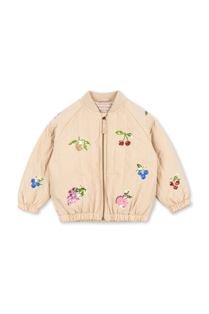 Куртка Konges Sløjd JUNO SEQUIN BOMBER JACKET цвет бежевый KS103490 Куртка Konges Sløjd JUNO SEQUIN BOMBER JACKET цвет бежевый KS103490