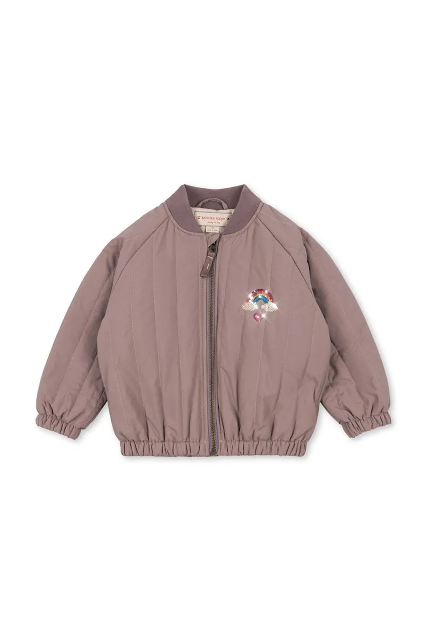 Куртка Konges Sløjd JUNO SEQUIN BOMBER JACKET цвет розовый KS103490 Куртка Konges Sløjd JUNO SEQUIN BOMBER JACKET цвет розовый KS103490