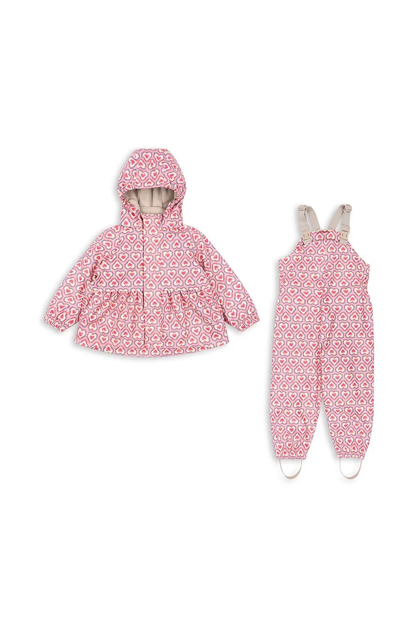 Комплект Konges Sløjd RAINY PALME SET GIRL цвет розовый KS103531 Комплект Konges Sløjd RAINY PALME SET GIRL цвет розовый KS103531