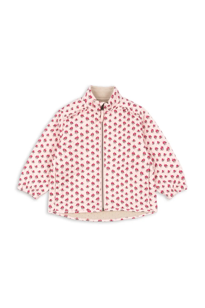 Детская куртка Konges Sløjd THERMO FRILL JACKET GRS цвет розовый KS103545