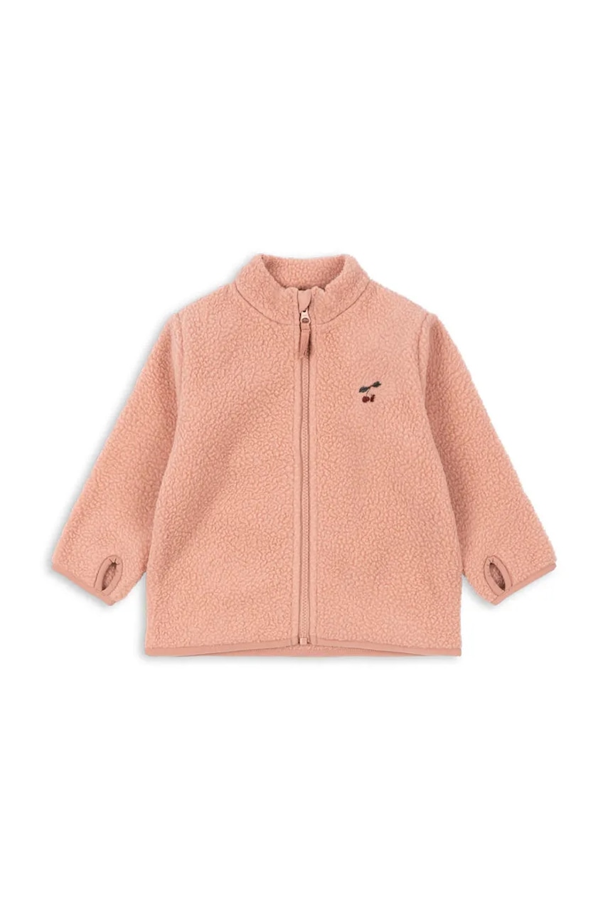 Детская кофта Konges Sløjd THERMY FLEECE JACKET GRS цвет розовый KS103548 Детская кофта Konges Sløjd THERMY FLEECE JACKET GRS цвет розовый KS103548