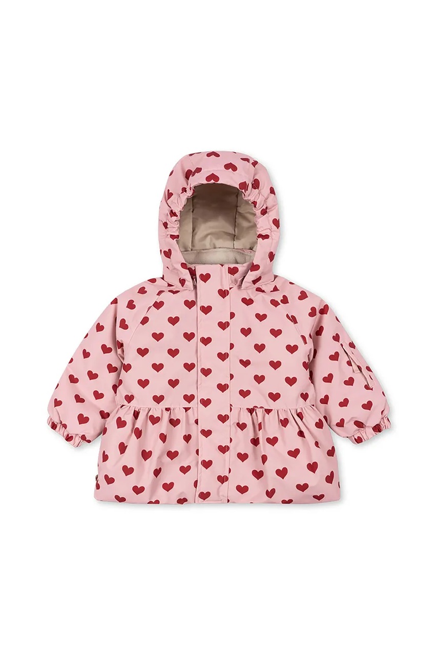 Детская куртка Konges Sløjd MISMOU FRILL JACKET цвет розовый KS103512