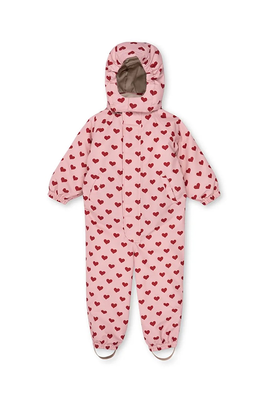 Детский комбинезон Konges Sløjd NOHR SNOWSUIT PRINT цвет розовый KS103517 Детский комбинезон Konges Sløjd NOHR SNOWSUIT PRINT цвет розовый KS103517