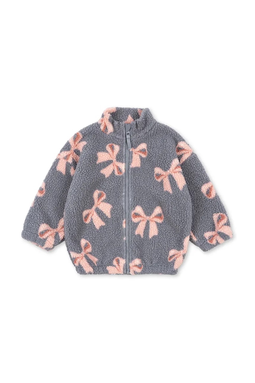 Levně Bunda Konges Sløjd JODY TEDDY JACKET GRS fialová barva, KS103584