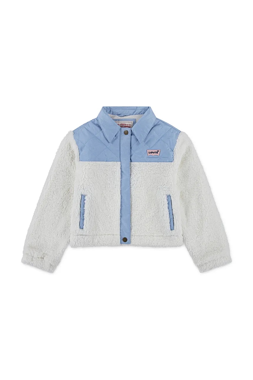 Levi\'s geacă copii BIG PKT SHEPA TRUCKER culoarea bej, 4EN635