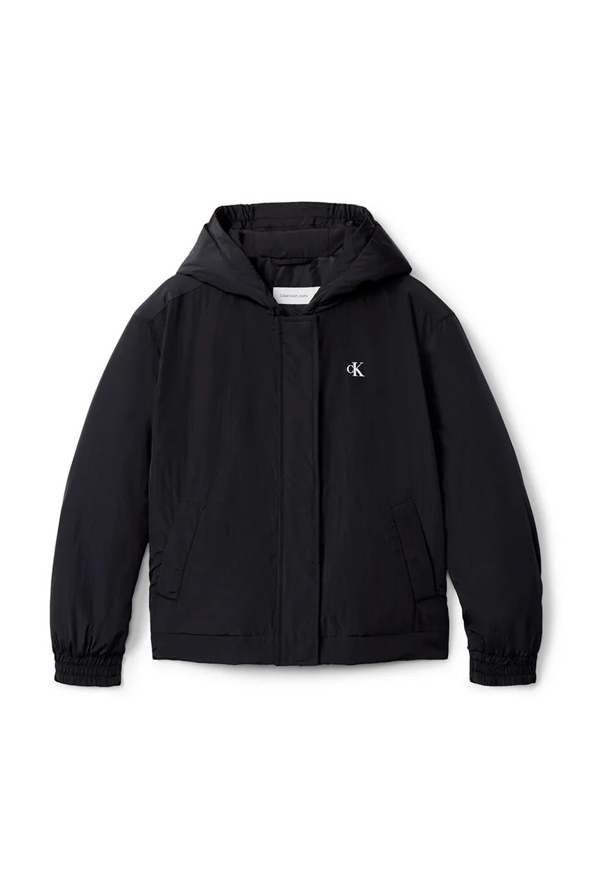 Детская куртка Calvin Klein Jeans цвет чёрный IG0IG03021