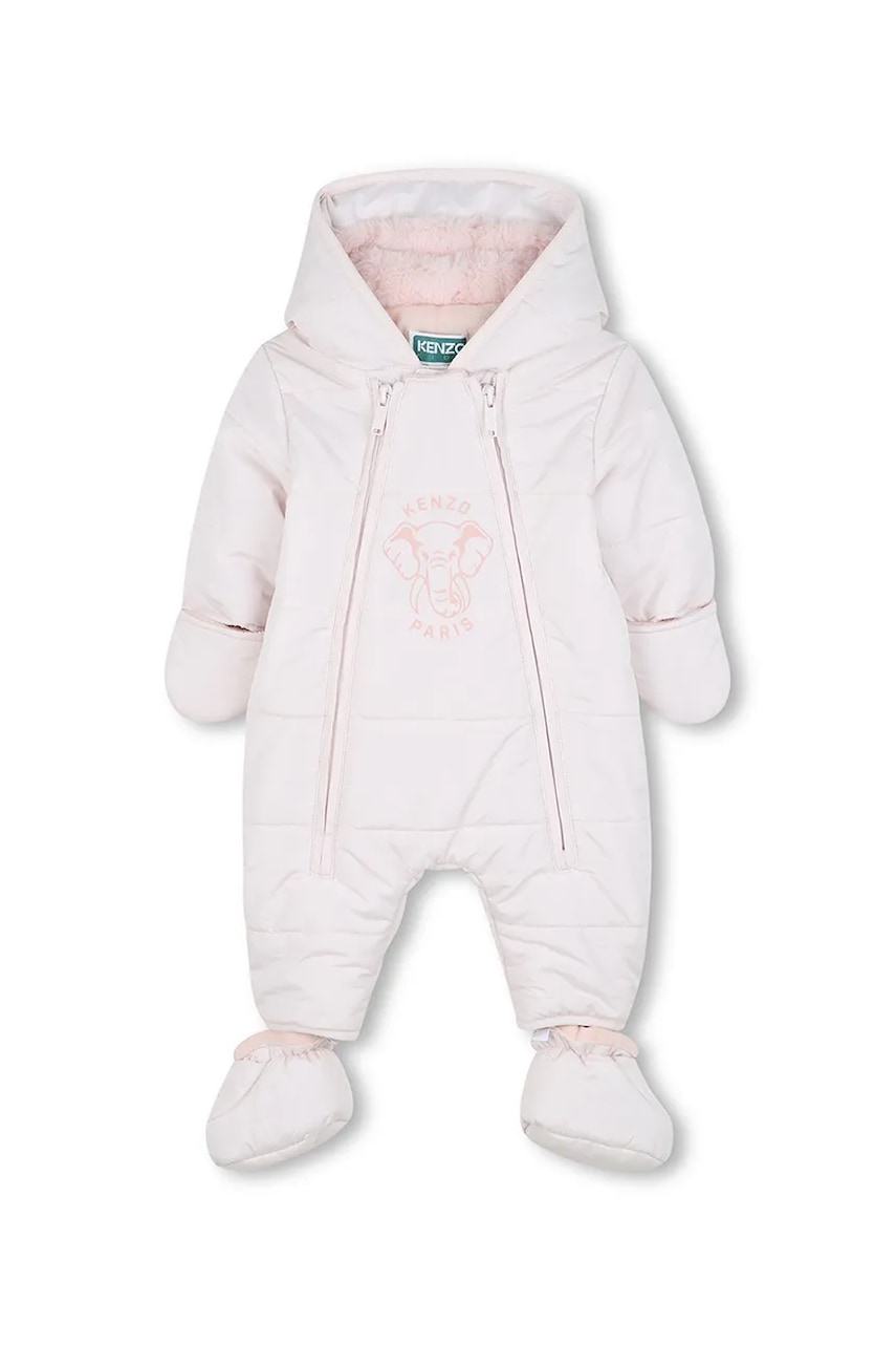 Levně Dětský overal Kenzo Kids růžová barva, K61255