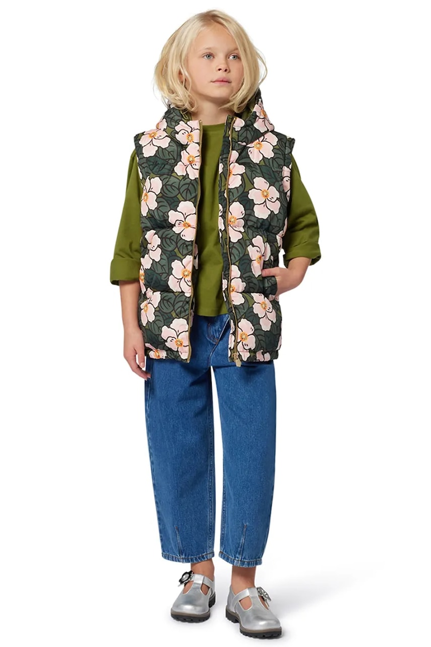 Kenzo Kids geacă copii culoarea verde, K61309