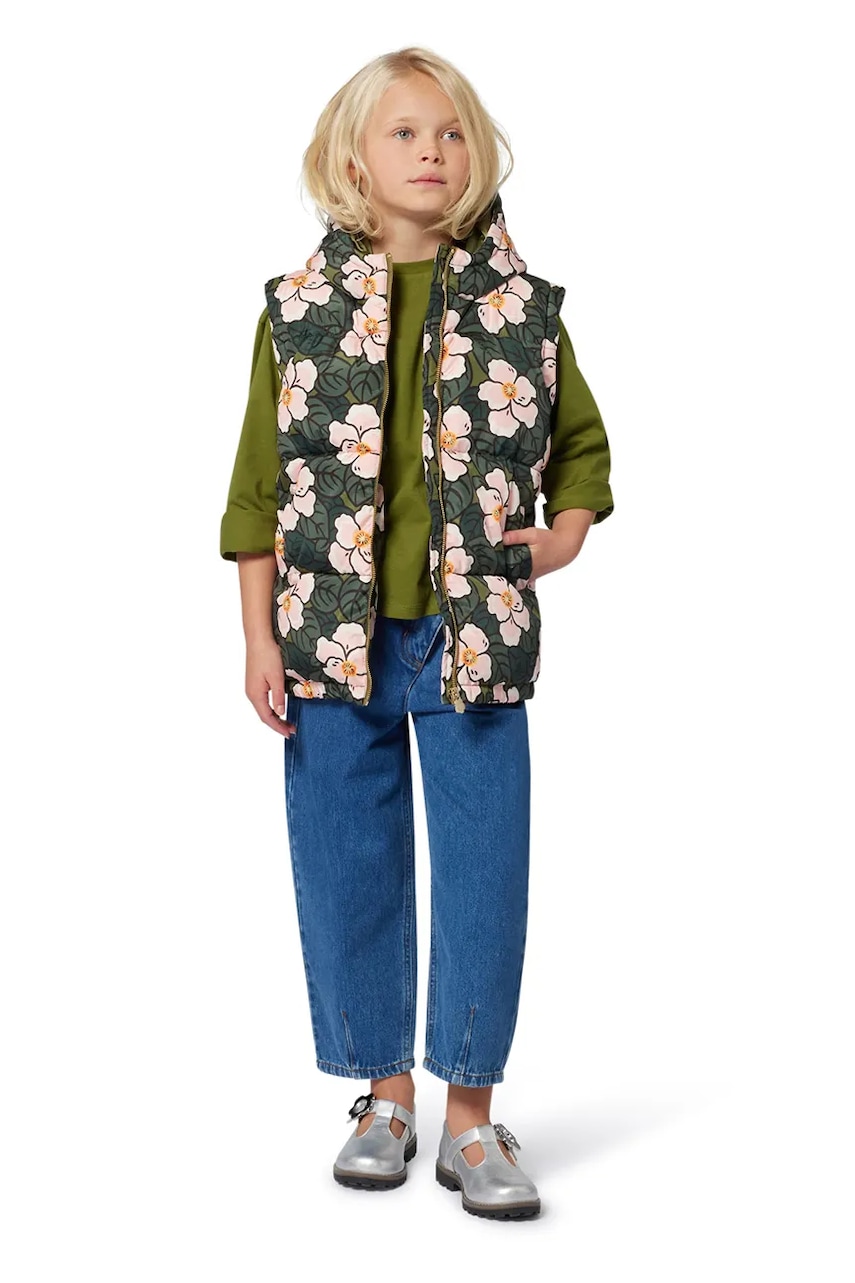 Kenzo Kids geacă copii culoarea verde, K61309