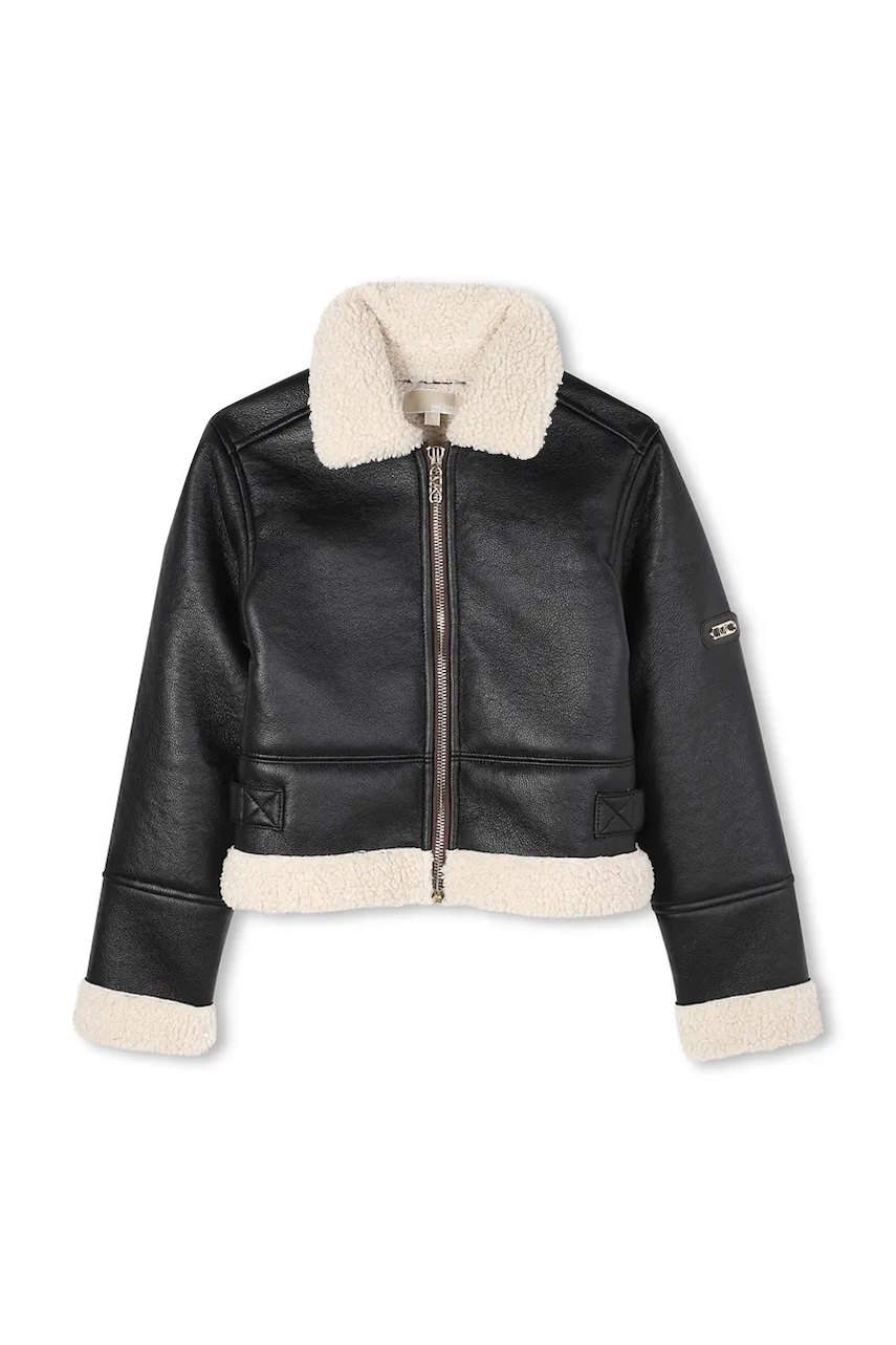 Детская куртка Michael Kors цвет коричневый R30455 Детская куртка Michael Kors цвет коричневый R30455