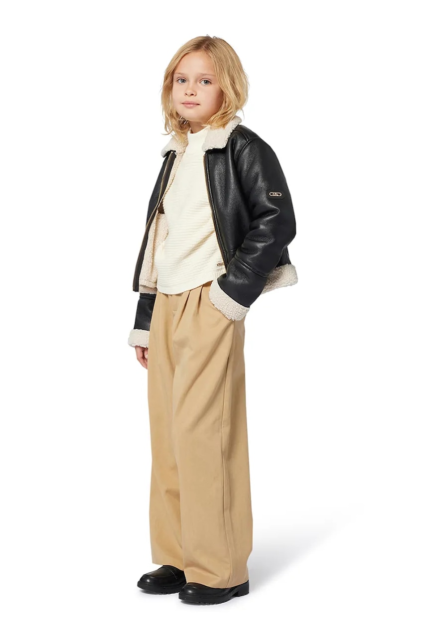 Michael Kors geacă copii culoarea maro, R30455