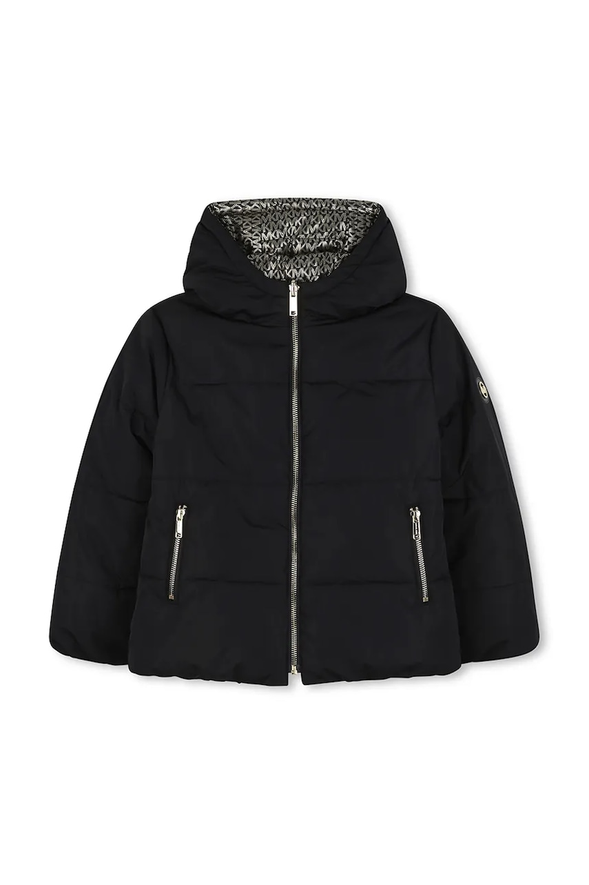 Levně Dětská bunda Michael Kors černá barva, R30456