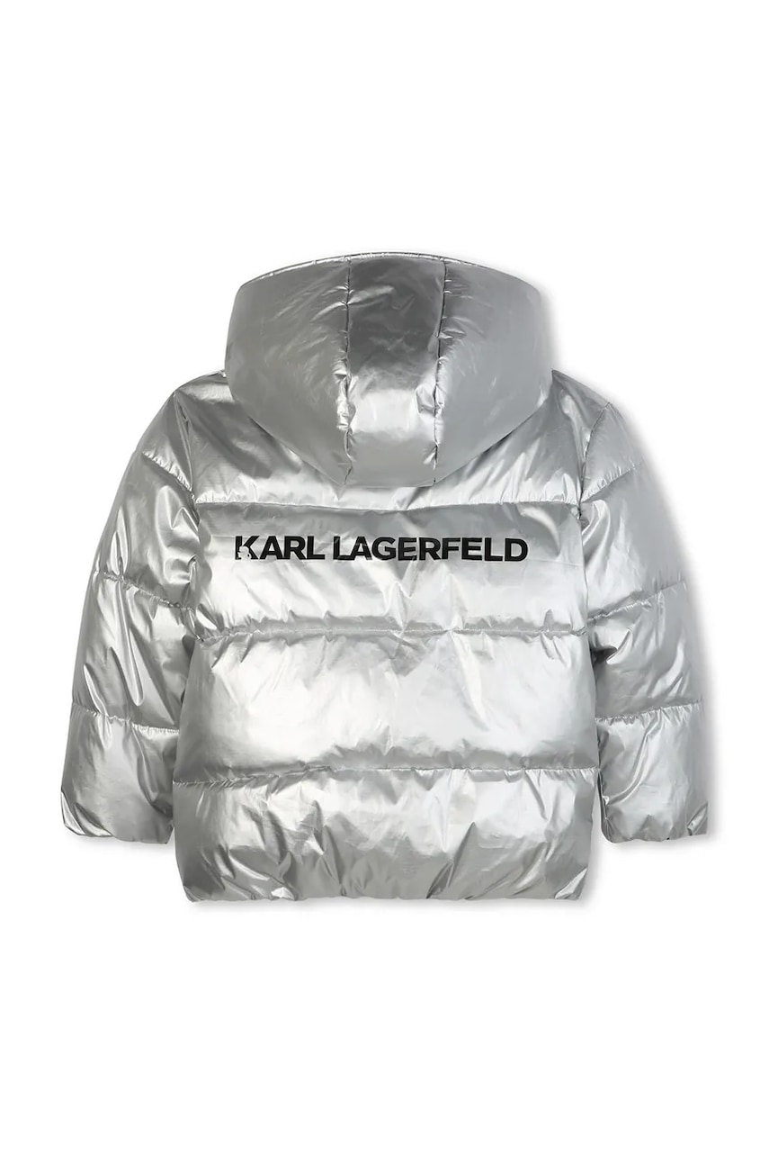 Детская куртка Karl Lagerfeld цвет серебрянный Z30602 Детская куртка Karl Lagerfeld цвет серебрянный Z30602