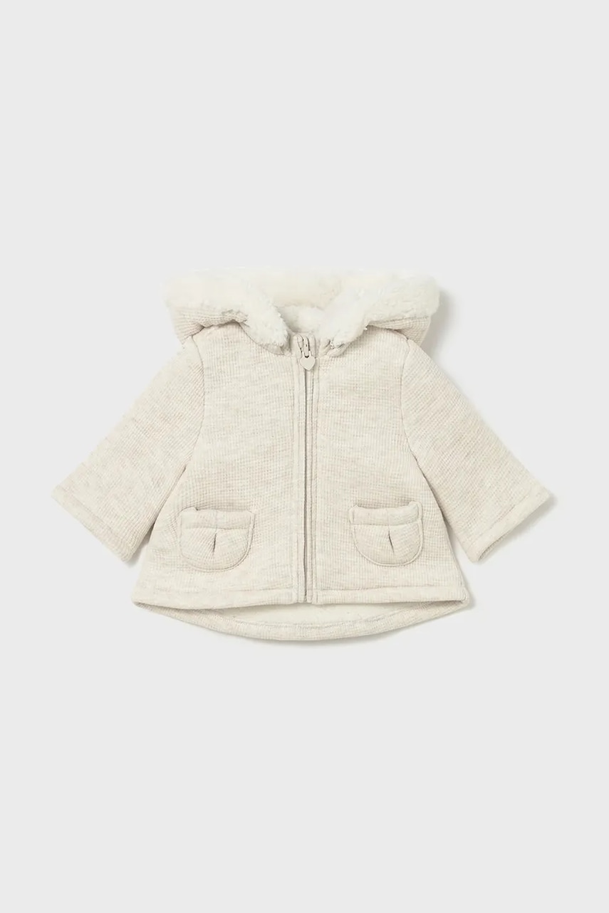 Mayoral Newborn geacă bebe culoarea bej, 2493
