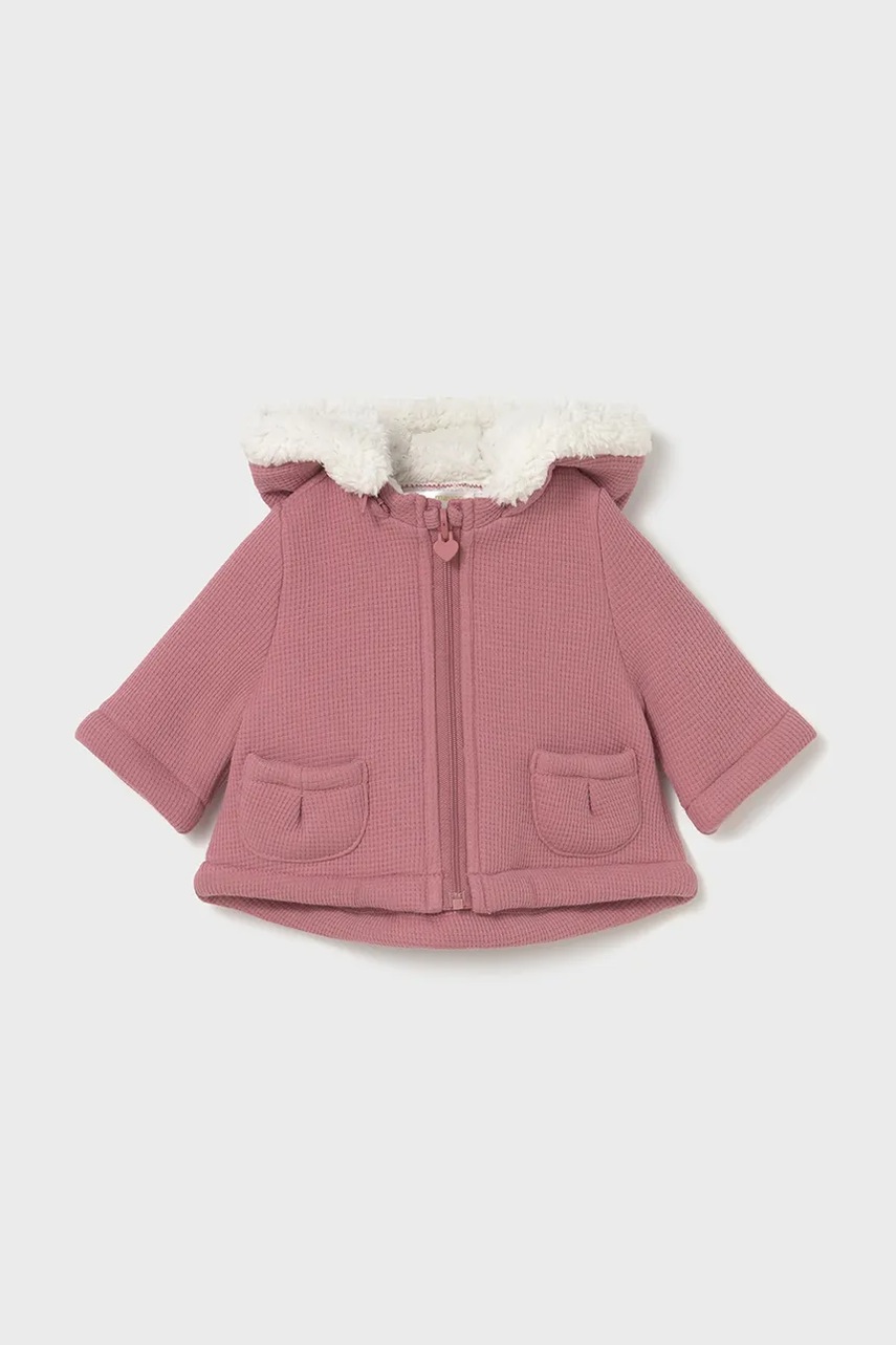 Mayoral Newborn geacă bebe culoarea roz, 2493