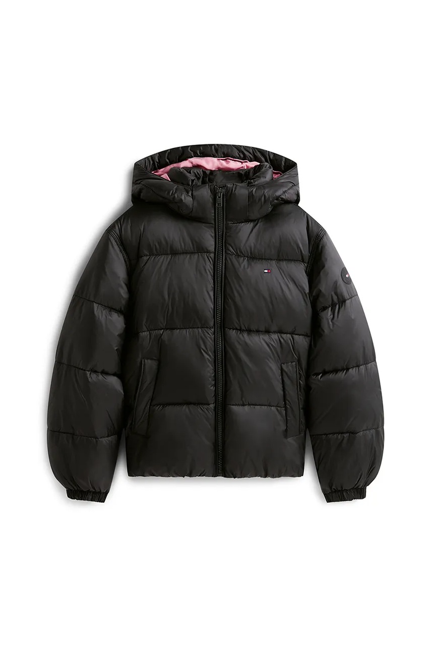 Детская куртка Tommy Hilfiger цвет чёрный KG0KG08759