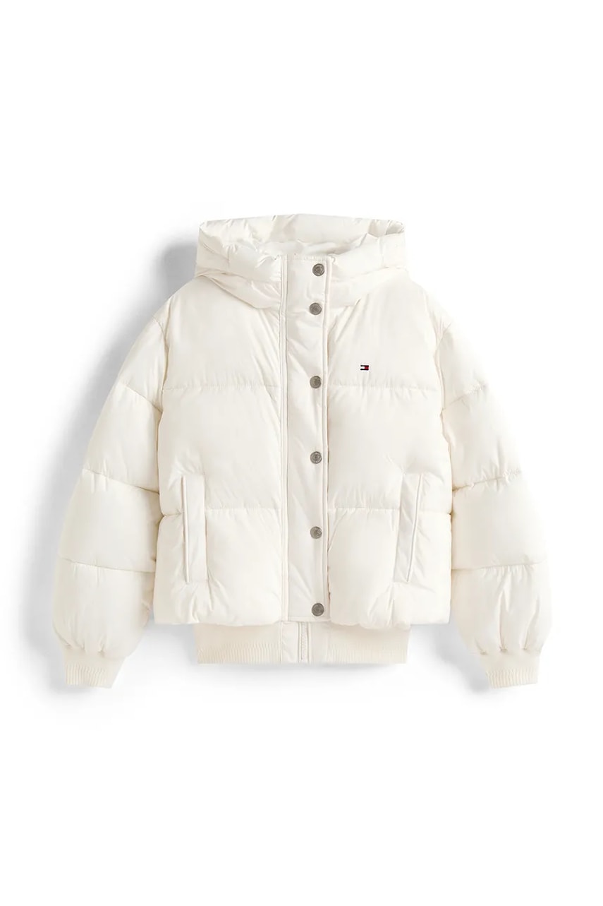 Детская куртка Tommy Hilfiger цвет белый KG0KG08861 Детская куртка Tommy Hilfiger цвет белый KG0KG08861