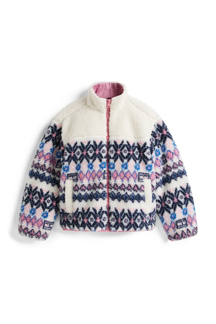 Детская куртка Tommy Hilfiger цвет бежевый KG0KG09037