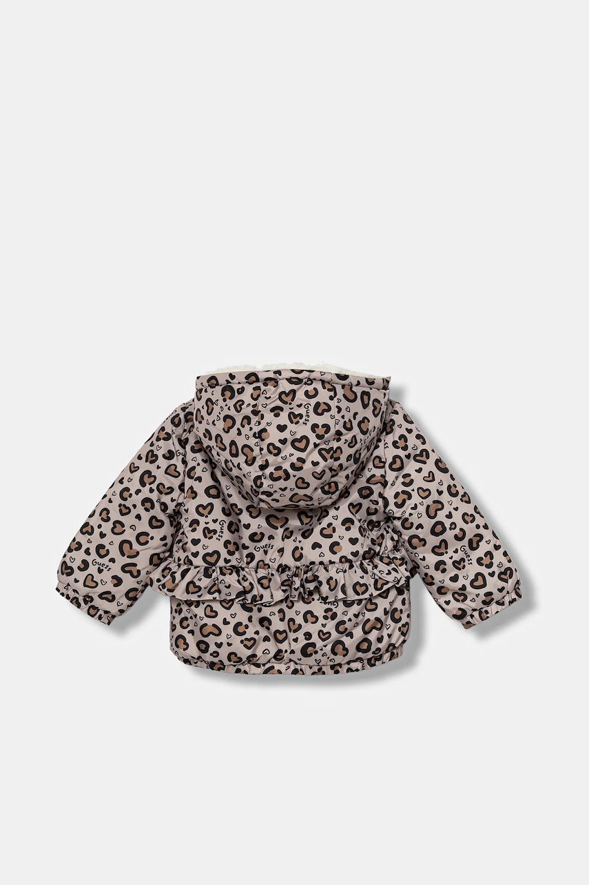 Куртка для младенцев Guess цвет бежевый A5BL00 WCFM0 Куртка для младенцев Guess цвет бежевый A5BL00 WCFM0
