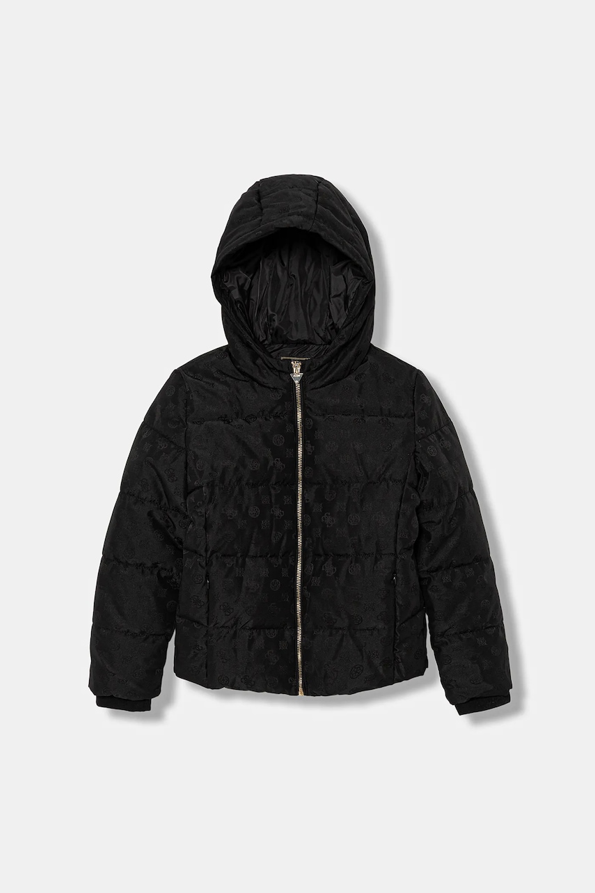 Levně Dětská bunda Guess černá barva, J5BL22 WI140