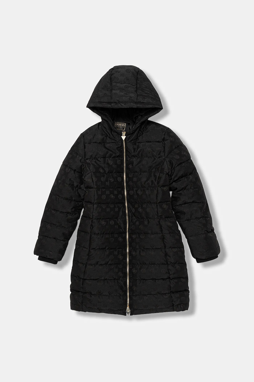 Levně Dětská bunda Guess černá barva, J5BL23 WI140