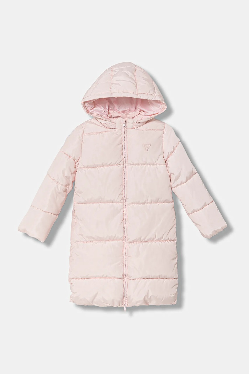 Levně Dětská bunda Guess růžová barva, K5BL07 WB240
