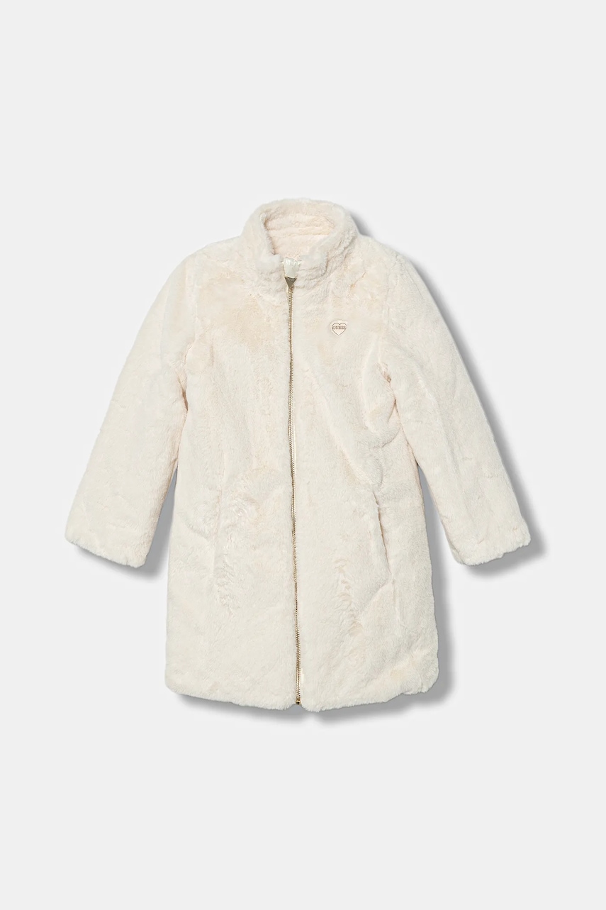 Детская двусторонняя куртка Guess цвет бежевый K5BL08 WGL60 Детская двусторонняя куртка Guess цвет бежевый K5BL08 WGL60