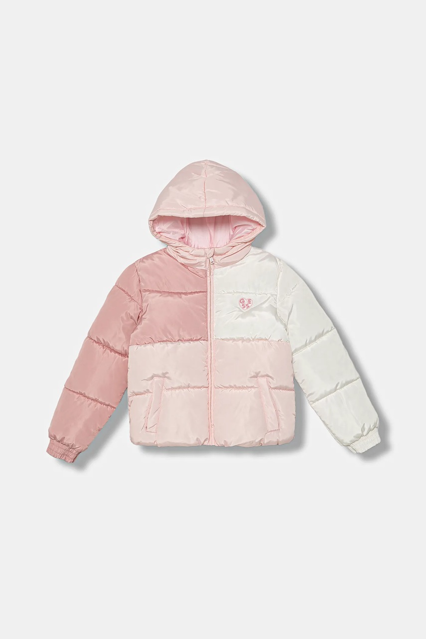 Levně Dětská bunda Guess růžová barva, K5BL11 WB240