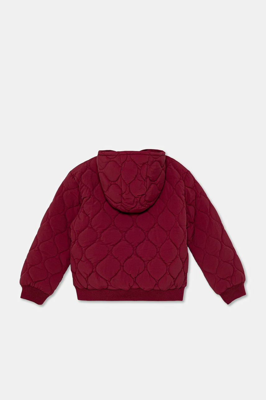 Детская куртка United Colors of Benetton цвет бордовый 2IGGCN06M