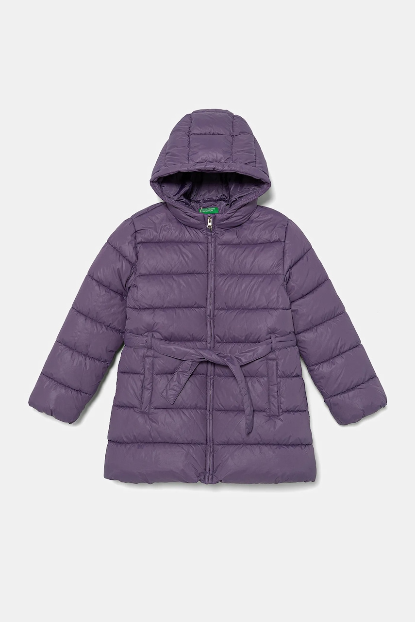 United Colors of Benetton geacă copii culoarea violet, 2NQRCN06O