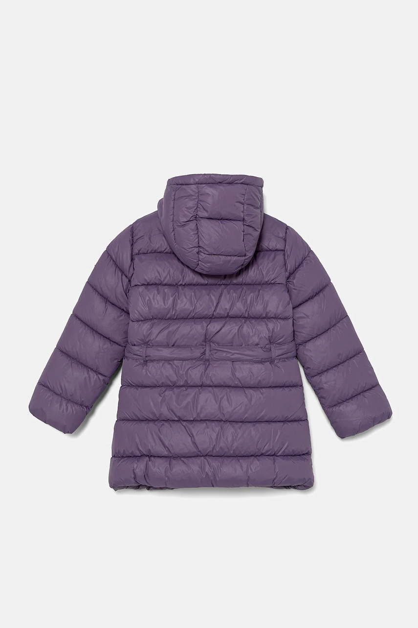 Детская куртка United Colors of Benetton цвет фиолетовый 2NQRCN06O Детская куртка United Colors of Benetton цвет фиолетовый 2NQRCN06O