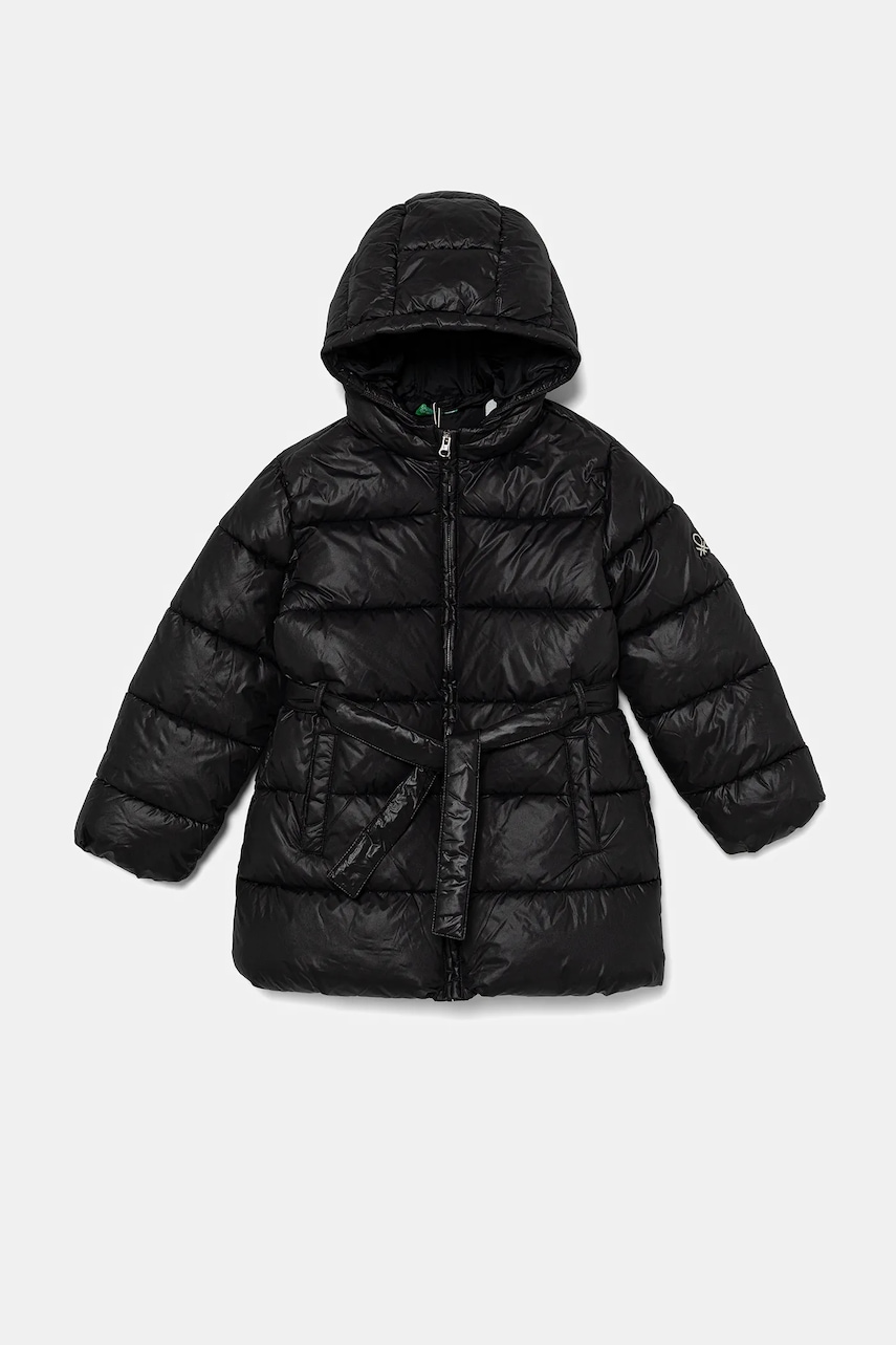 United Colors of Benetton geacă copii culoarea negru, 2NQRCN06O