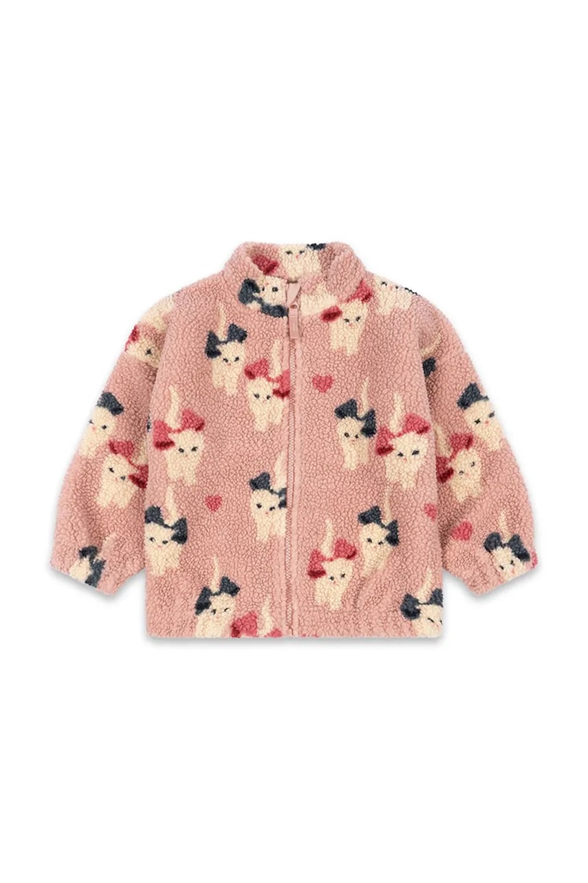Konges Sløjd geacă JODY TEDDY JACKET GRS culoarea roz, KS104478