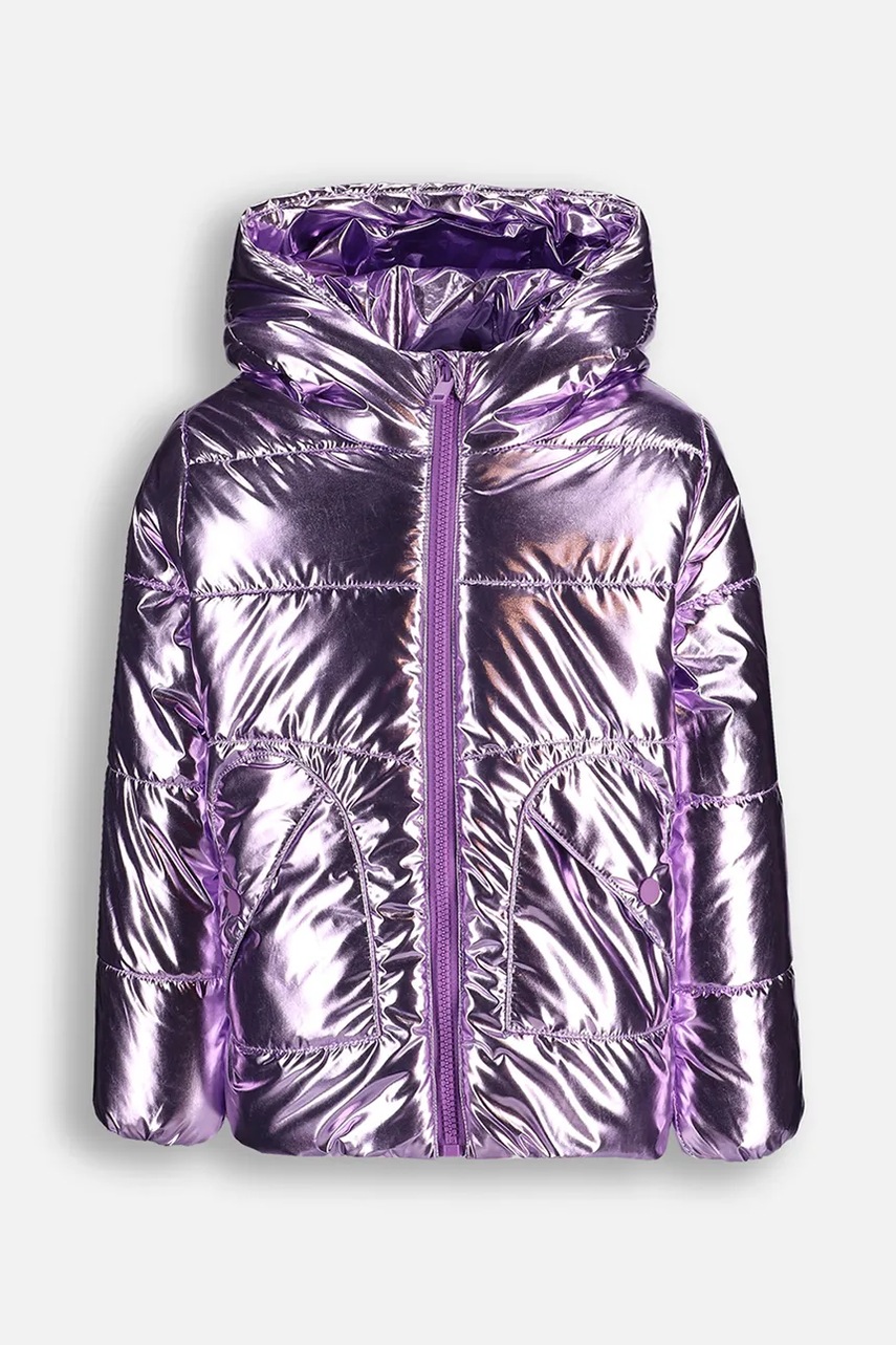 Детская зимняя куртка Coccodrillo цвет фиолетовый OUTERWEAR GIRL KIDS