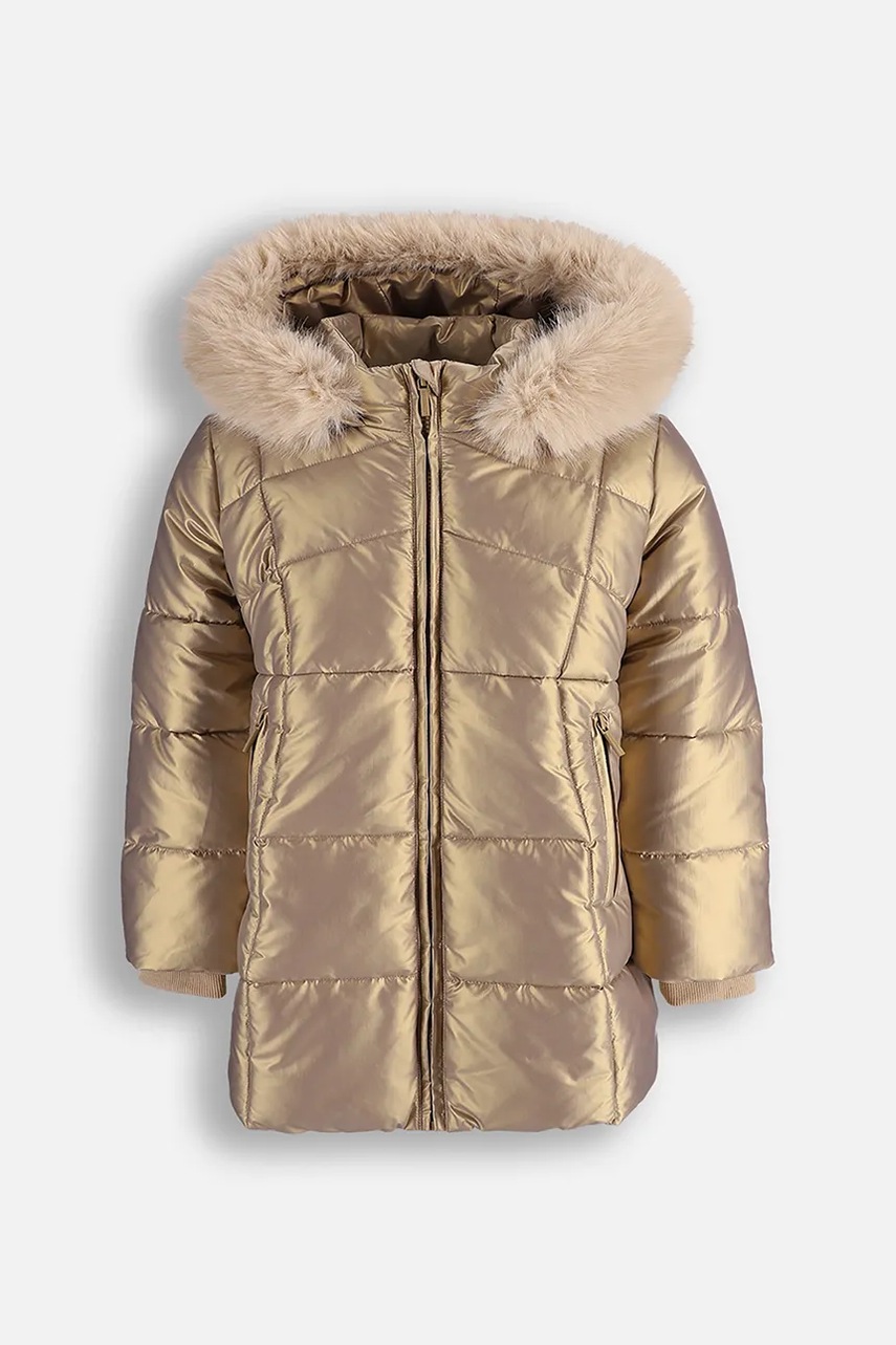 Детская куртка Coccodrillo цвет золотой OUTERWEAR GIRL KIDS