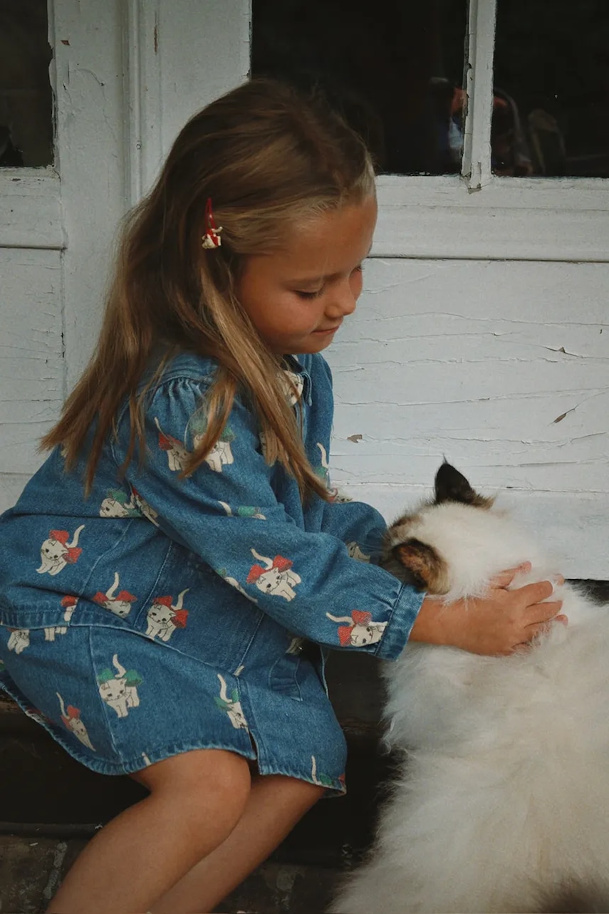 Konges Sløjd geacă de bumbac pentru copii MAGOT COLLAR JACKET GOTS KS105174